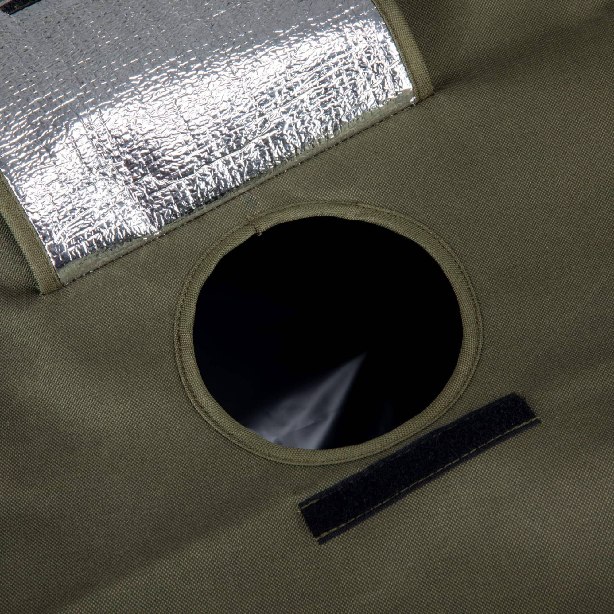 Household Essentials 2.75ft. Olive Green Thermal Standing Cooler with Travel Bag